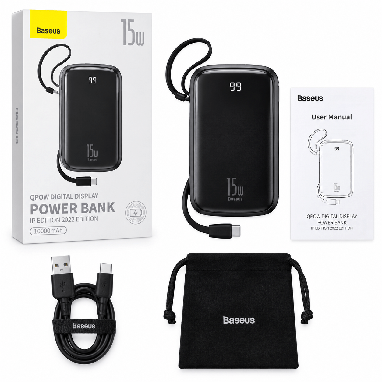 Baseus Qpow 10000mAh Power Bank